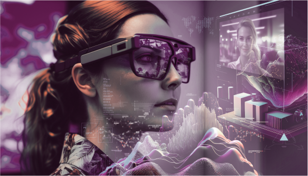 What is a key feature of augmented reality?